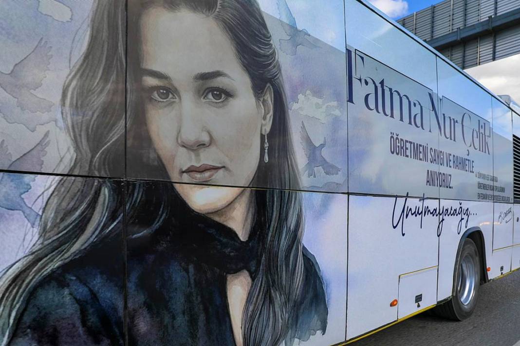 İETT filosundaki en hüzünlü araç: Fatma Nur Çelik'in anısı sokaklara taşındı 14